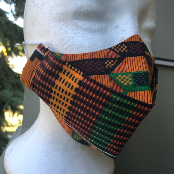 Ankara print face mask - Picture 2 of 10